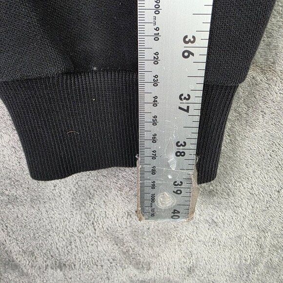 Mens Puma Black Jogger Sweatpants Drawstring Elastic Waist Cotton Blend Size XL - Picture 8 of 10